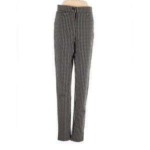 Zara Monochrome Plaid Trousers